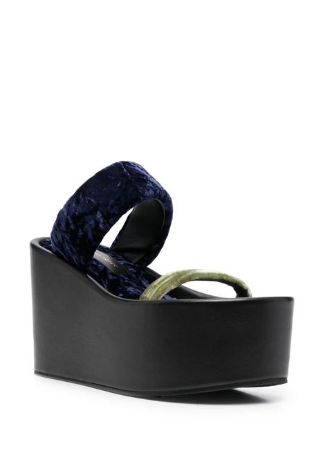 sandali con zeppa in  velluto DRIES VAN NOTEN | Scarpe | WS221262H60+35QU603604